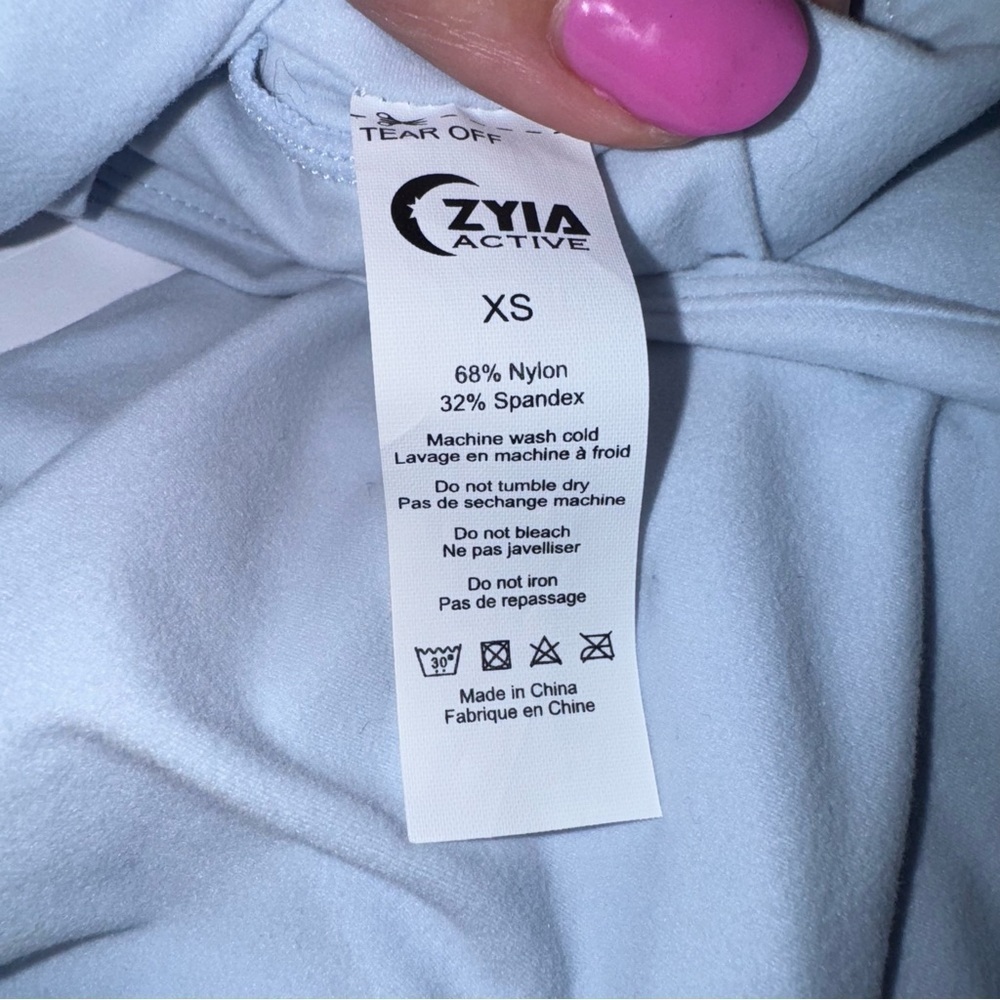NWT ZYIA Active Women's Hermosa Jumpsuit Romper in Pacific Blue Size XS FLAW - Picture 14 of 16